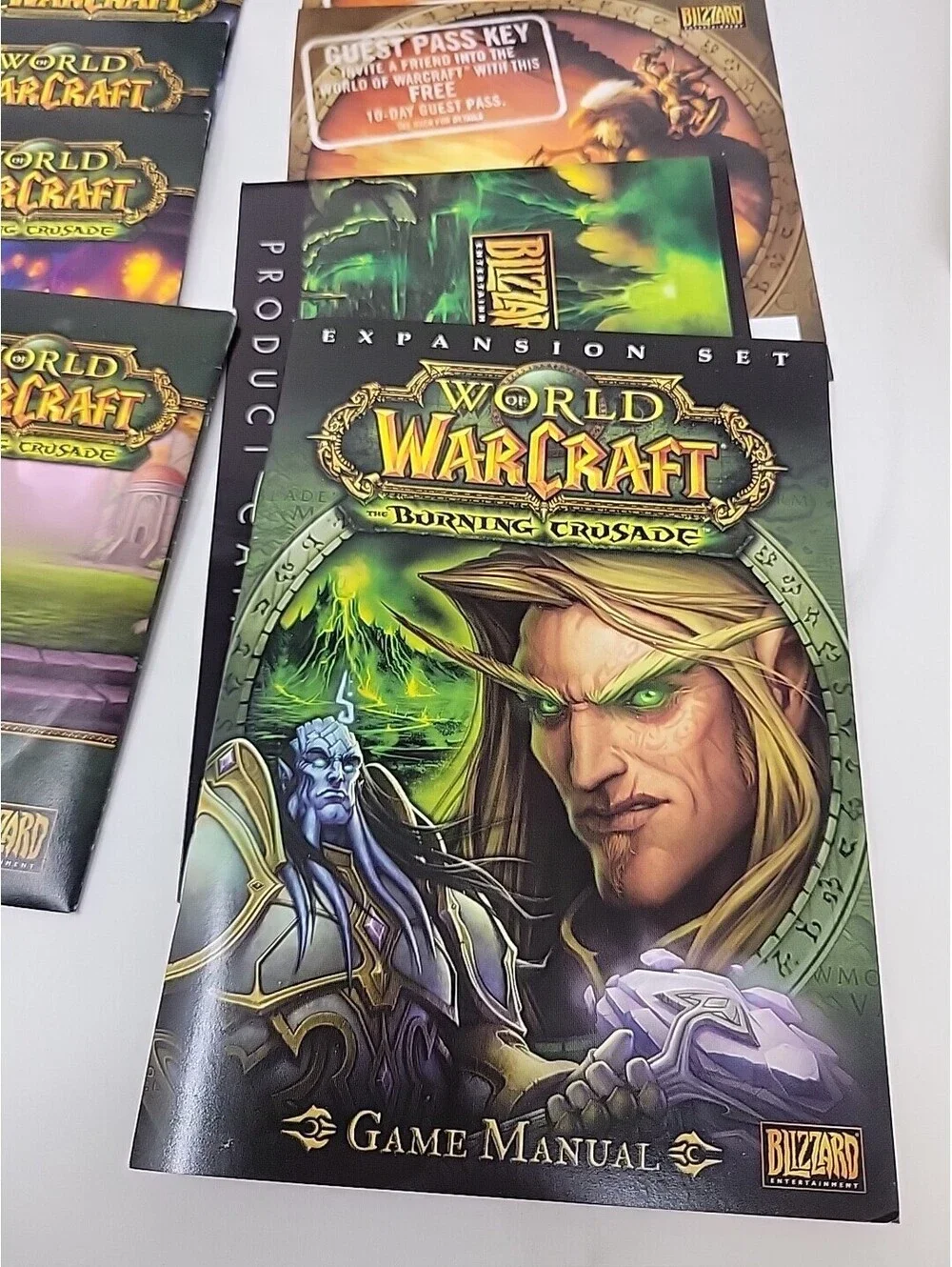 2006 World Of Warcraft The Burning Crusade Game Manual Blizzard